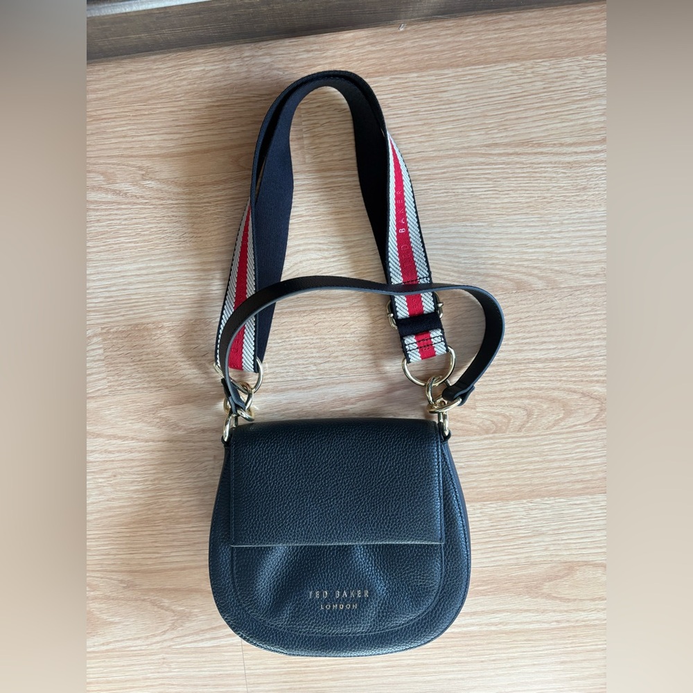 Brand new Ted Baker Black Crossbody Bag real leather